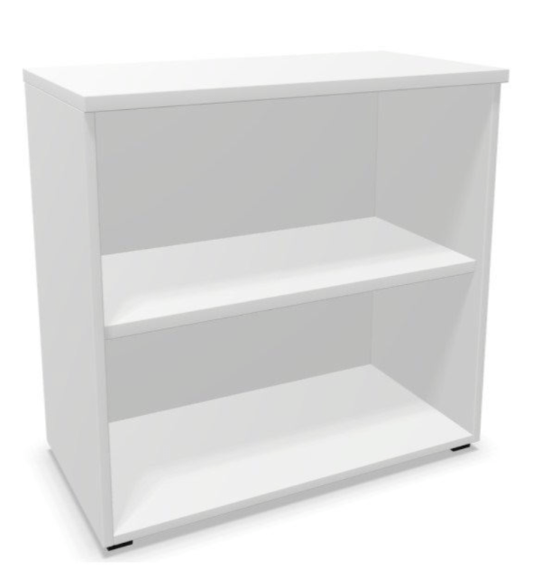 Armoire basse de rangement ouverte